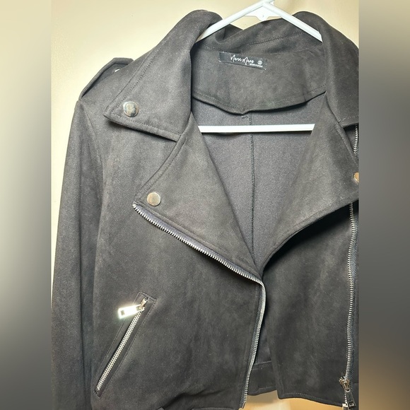 NanaMacs Black Moto Jacket - Picture 2 of 3